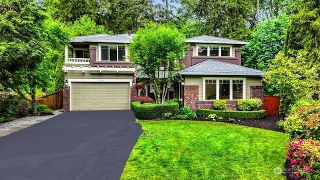 20524 73rd Dr SE, Snohomish, WA 98296 - view of front of property with a garage, driveway, and brick siding