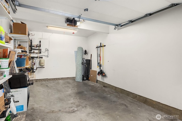 3818 S Hudson St Unit A, Seattle, WA 98118 - garage featuring a garage door opener