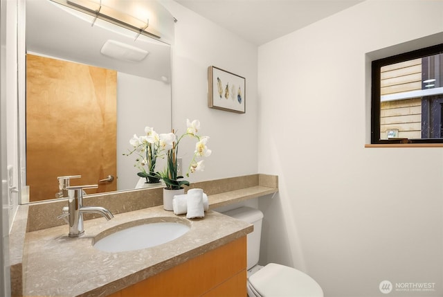 3818 S Hudson St Unit A, Seattle, WA 98118 - half bath featuring toilet and vanity