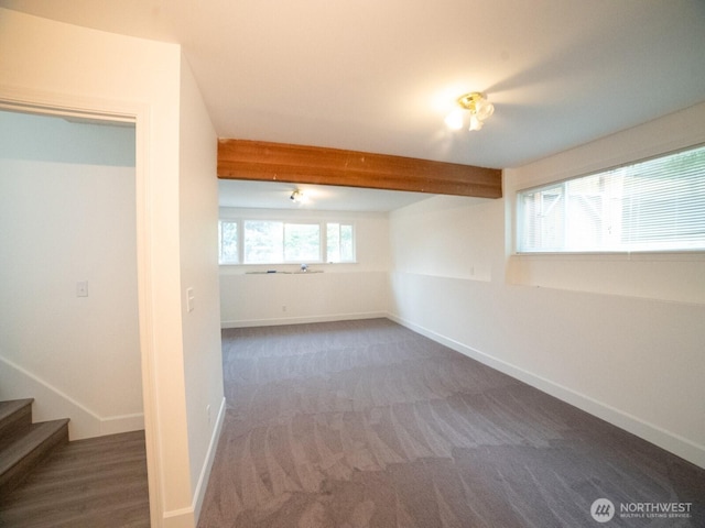 2840 SW 342nd St, Federal Way, WA 98023 - below grade area featuring stairway and carpet