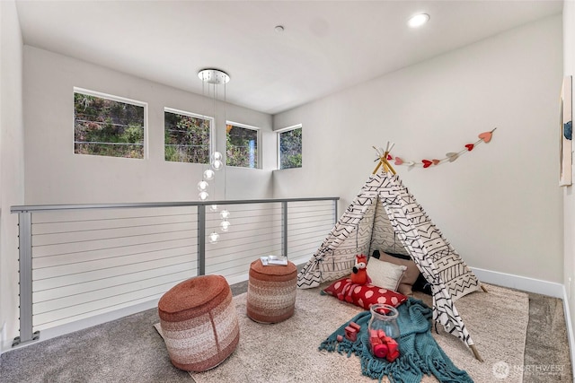 12065 30th Ave SW, Burien, WA 98146 - rec room with baseboards, carpet, and recessed lighting