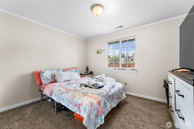 3001 163rd St E, Tacoma, WA 98446 - carpeted bedroom featuring crown molding and baseboards