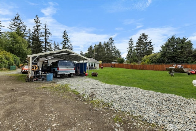 3001 163rd St E, Tacoma, WA 98446 - exterior space featuring a detached carport and driveway