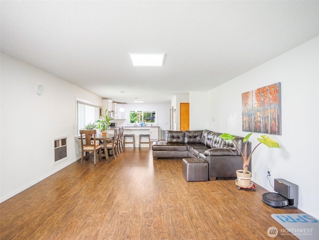 6810 Mount Tacoma Dr SW, Lakewood, WA 98499 - living area with light wood-style floors and baseboards