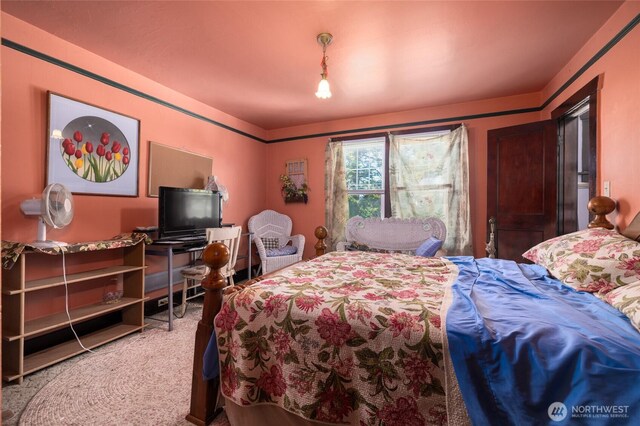 214 N 4th St, Mount Vernon, WA 98273 - bedroom featuring carpet