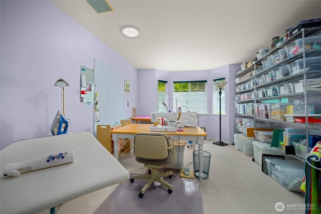 5426 Quail Run, Blaine, WA 98230 - office area featuring carpet flooring