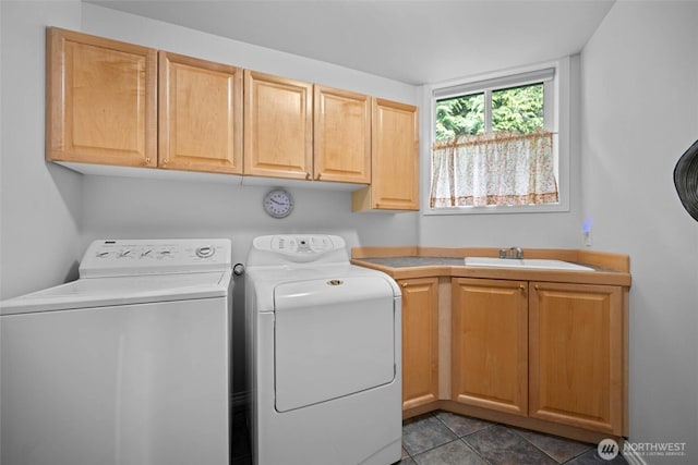 5426 Quail Run, Blaine, WA 98230 - laundry area with independent washer and dryer and cabinet space