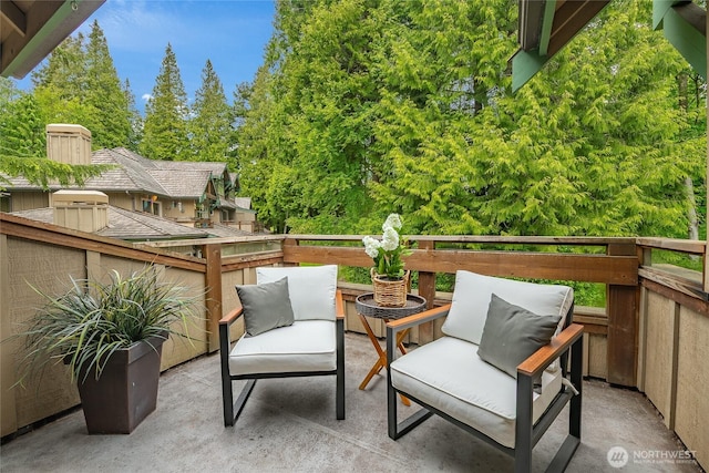 5430 Snow Goose Ln Unit 202, Blaine, WA 98230 - view of patio with view of scattered trees