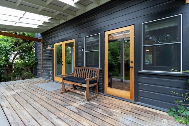 830 Boyer Ave, Walla Walla, WA 99362 - wooden deck featuring french doors