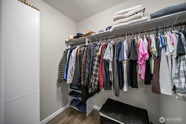 1348 Wheatridge Dr, East Wenatchee, WA 98802 - spacious closet featuring wood finished floors