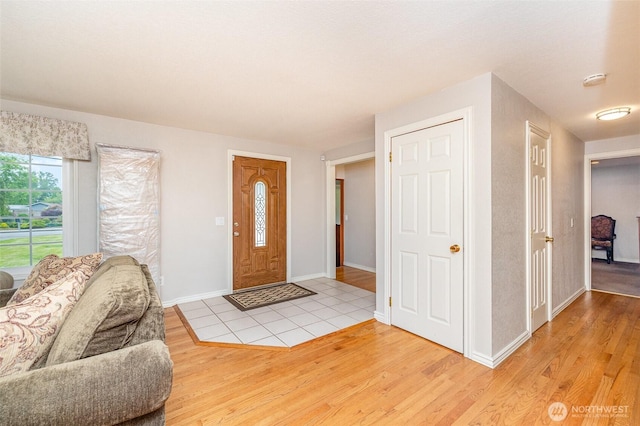 2103 106th St SW, Everett, WA 98204 - entrance foyer with light wood-style floors and baseboards