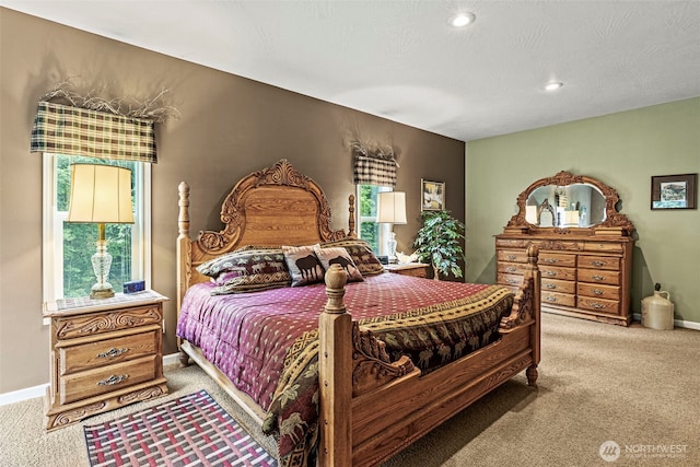 108 Reynolds Rd, Castle Rock, WA 98611 - carpeted bedroom with baseboards and recessed lighting