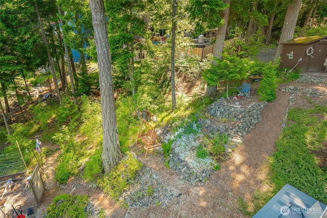 1116 Island Dr, Lummi Island, WA 98262 - view of yard