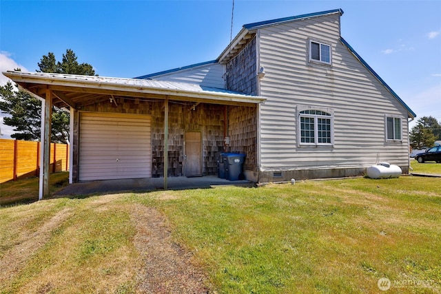257 Point Brown Ave SW, Ocean Shores, WA 98569 - back of property featuring driveway and metal roof