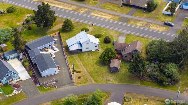 257 Point Brown Ave SW, Ocean Shores, WA 98569 - aerial view of property's location with nearby suburban area