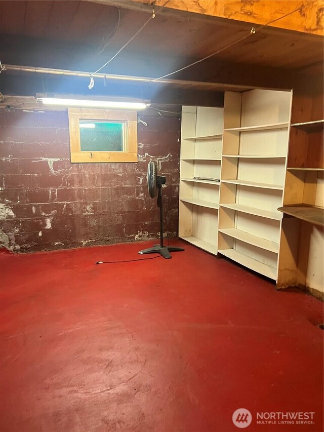28 N Fir St, Omak, WA 98841 - view of unfinished basement