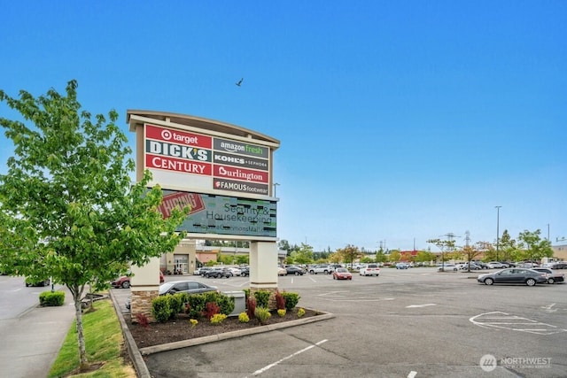 exterior view of a parking lot