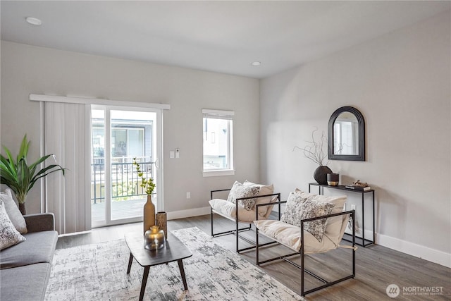 825 238th Pl SE Unit D, Bothell, WA 98021 - living room with wood finished floors and baseboards