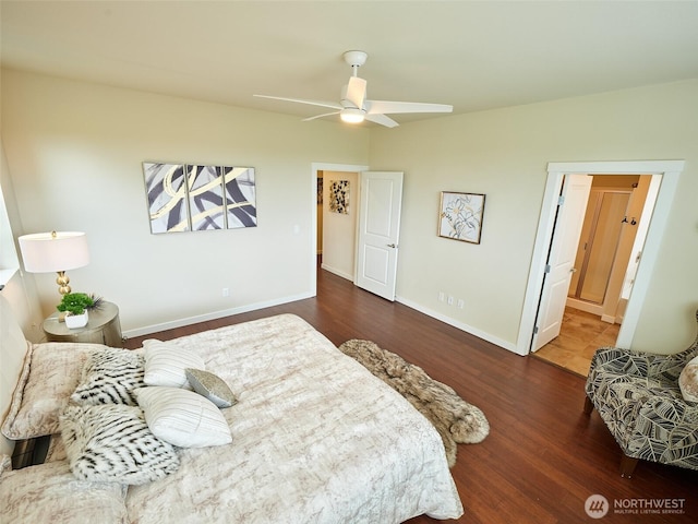 6941 134th Ct SE Unit B, Newcastle, WA 98059 - bedroom with wood finished floors and baseboards