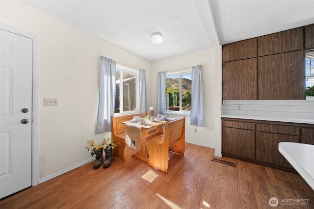 21500 US-97, Orondo, WA 98843 - kitchen featuring baseboards, wood finished floors, and light countertops
