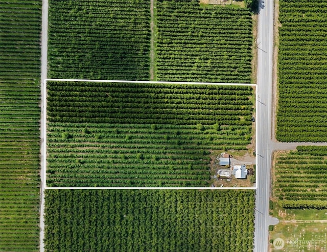 21500 US-97, Orondo, WA 98843 - aerial view of property and surrounding area featuring property parcel outlined