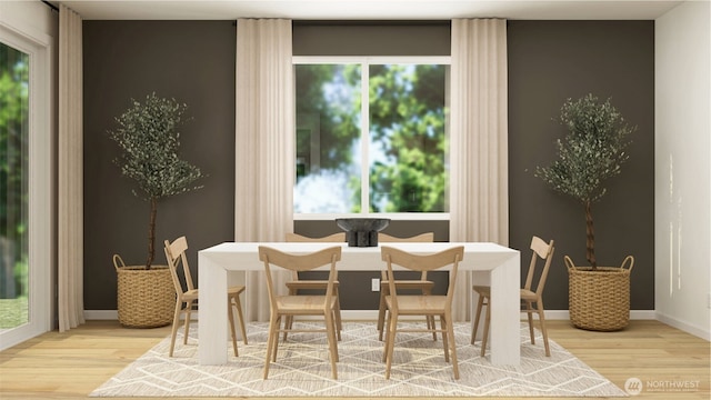 17919 139th Pl E, Puyallup, WA 98374 - dining room with wood finished floors and baseboards