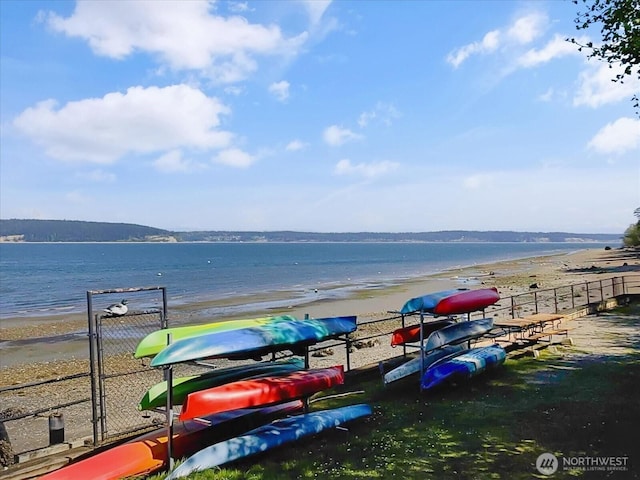 3115 Saratoga Rd, Langley, WA 98260 - water view featuring local beach