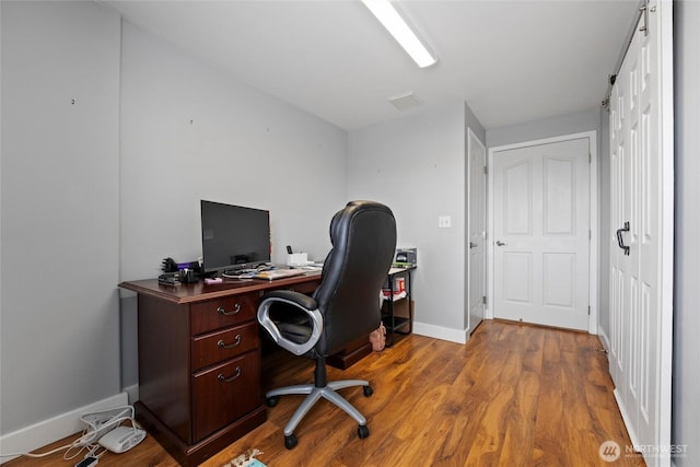 1032 Edgewater Ln, Moses Lake, WA 98837 - office space with baseboards and wood finished floors