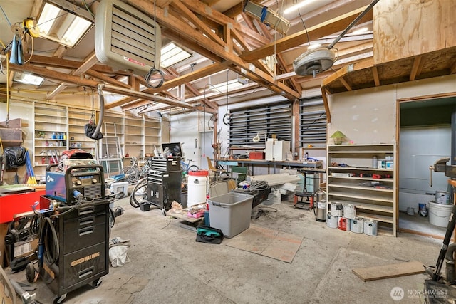 5380 Marshall Hill Rd, Deming, WA 98244 - garage featuring a workshop area
