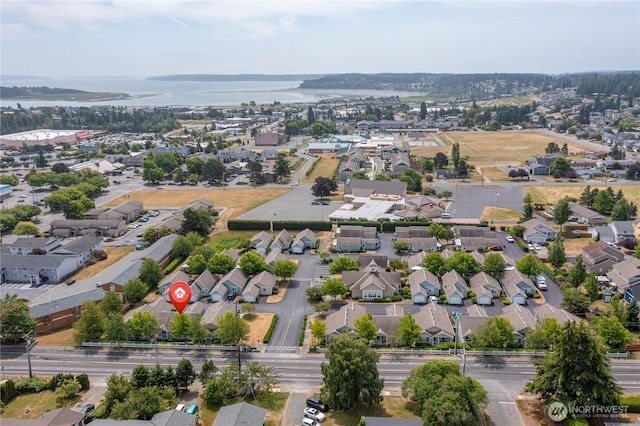 161 W Whidbey Ave Unit 4, Oak Harbor, WA 98277 - aerial view of residential area with a large body of water
