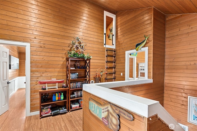 8116 Naketa Beach Walk, Mukilteo, WA 98275 - detailed view of wood ceiling, wood walls, and wood finished floors
