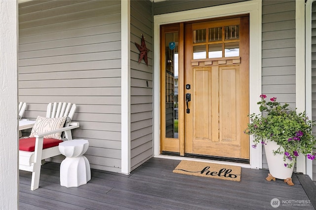1014 Cherry Ave NE, Bainbridge Island, WA 98110 - property entrance featuring a porch
