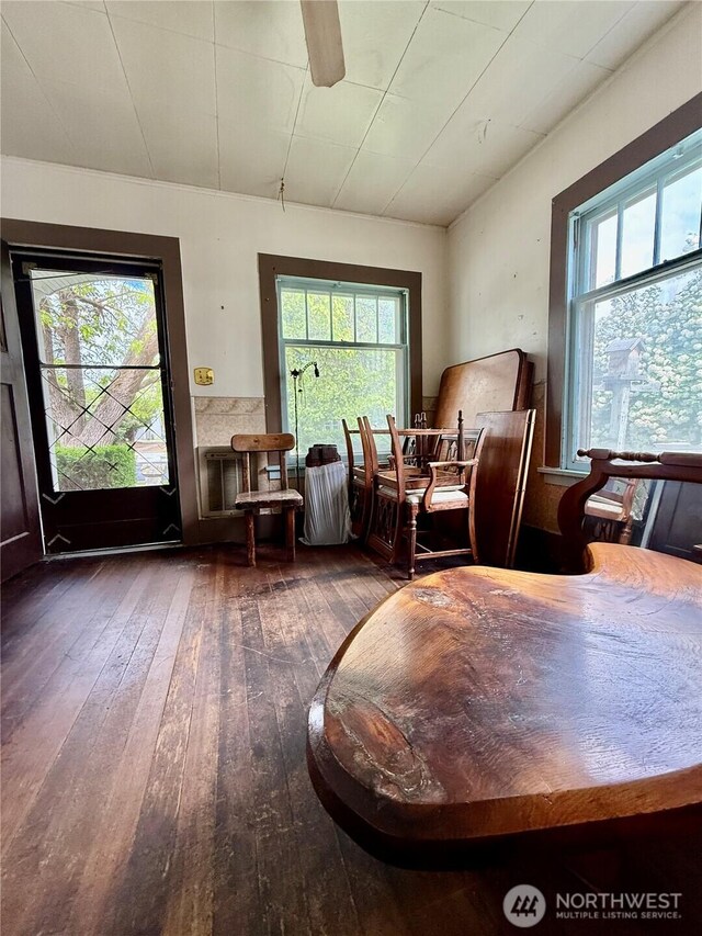 303307 N 3rd St, Dayton, WA 99328 - living area with wood-type flooring and healthy amount of natural light