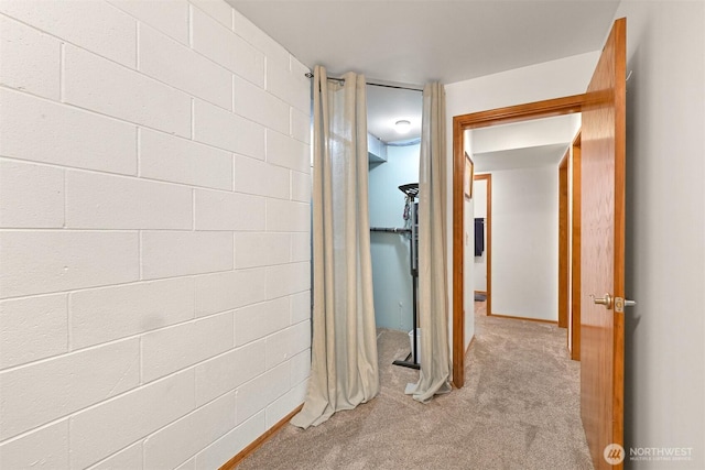 8061 Niska Rd, Blaine, WA 98230 - hallway with light colored carpet