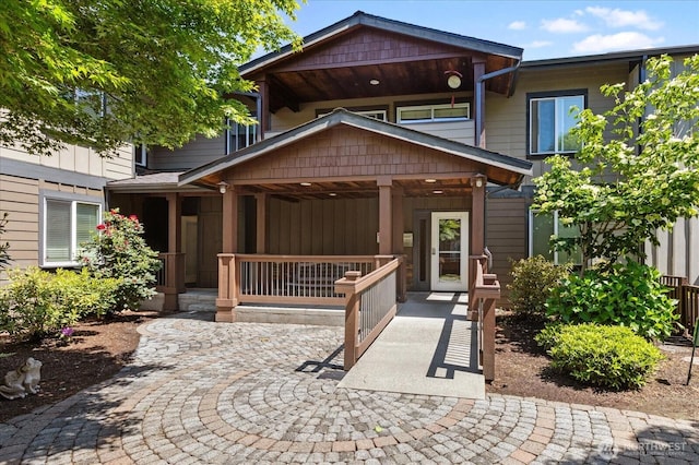 21307 48th Ave W Unit C206, Mountlake Terrace, WA 98043 - view of front of property featuring covered porch