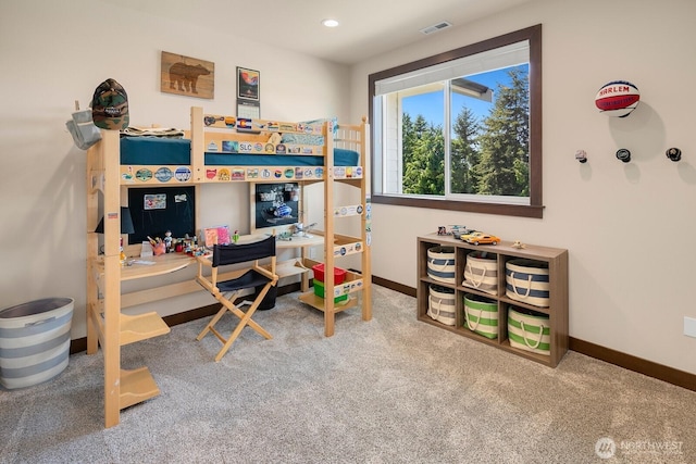 1048 Malvern Hills Dr, Camano Island, WA 98282 - bedroom featuring baseboards, carpet floors, and recessed lighting