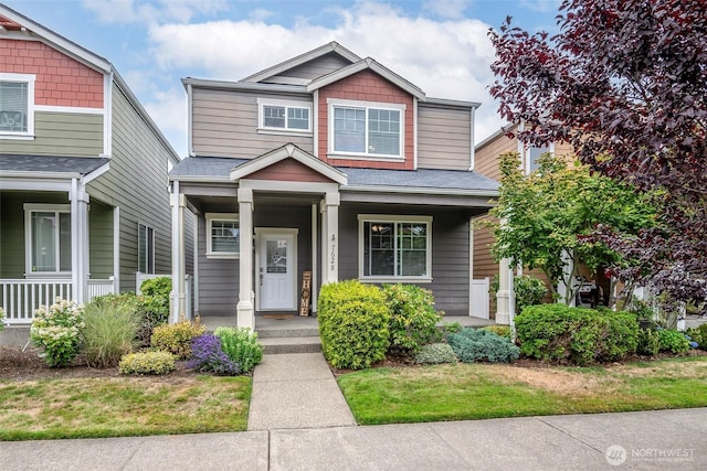 7628 Kodiak Ave NE, Lacey, WA 98516 - view of front of property with a porch
