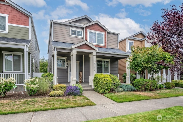 7628 Kodiak Ave NE, Lacey, WA 98516 - craftsman-style home featuring covered porch