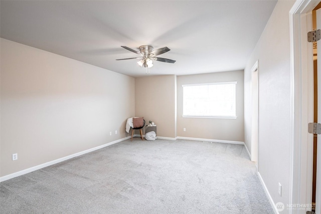 7628 Kodiak Ave NE, Lacey, WA 98516 - spare room with carpet and a ceiling fan