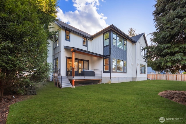 view of back of property