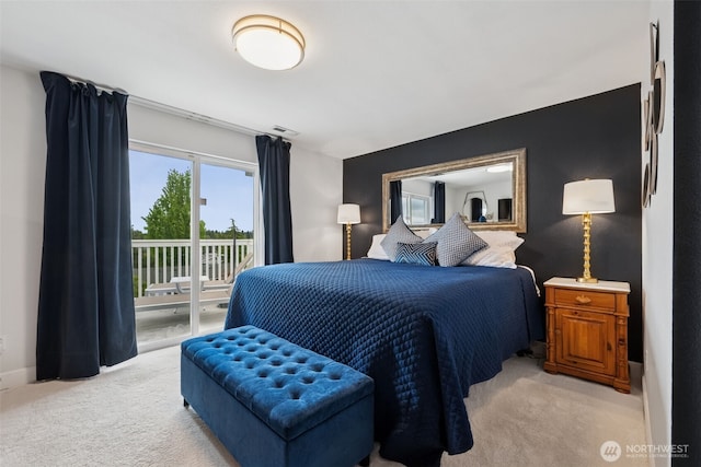 4019 N Vassault St, Tacoma, WA 98407 - bedroom with light carpet and access to exterior