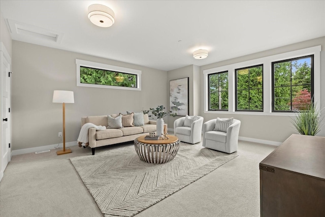 11440 109th Ave NE, Kirkland, WA 98033 - living area featuring light colored carpet and baseboards