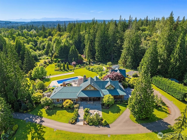 26970 SE Old Black Nugget Rd, Issaquah, WA 98029 - view from above of property featuring a heavily wooded area