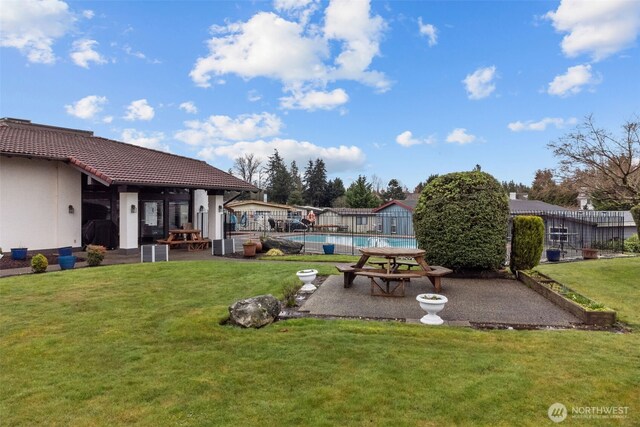 11436SE 208th St Unit 180, Kent, WA 98031 - view of yard with a patio