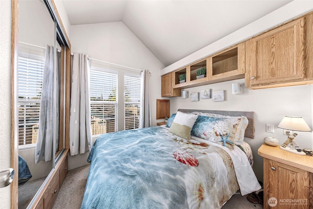 7704 Birch Bay Dr Unit 2805, Blaine, WA 98230 - bedroom with carpet and lofted ceiling