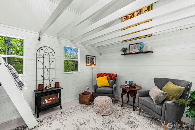 6753 Forest Ridge Dr, Wenatchee, WA 98801 - living area with healthy amount of natural light and wood walls