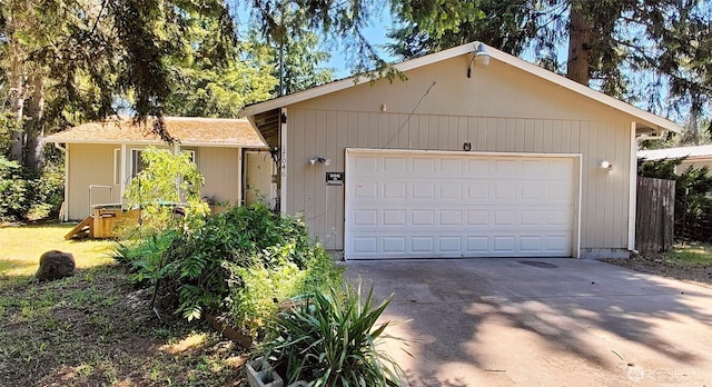17046 Filbert Ct SE, Yelm, WA 98597 - ranch-style house with concrete driveway and an attached garage
