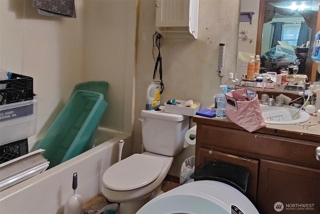 17046 Filbert Ct SE, Yelm, WA 98597 - bathroom featuring toilet and vanity