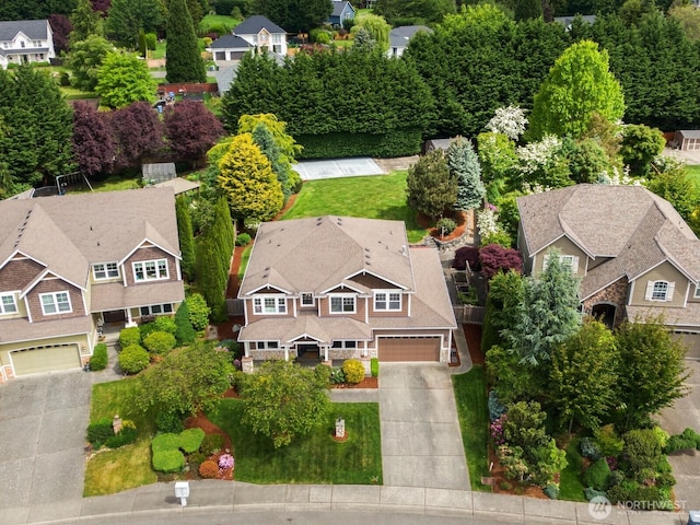 21515 26th St E, Lake Tapps, WA 98391 - aerial perspective of suburban area