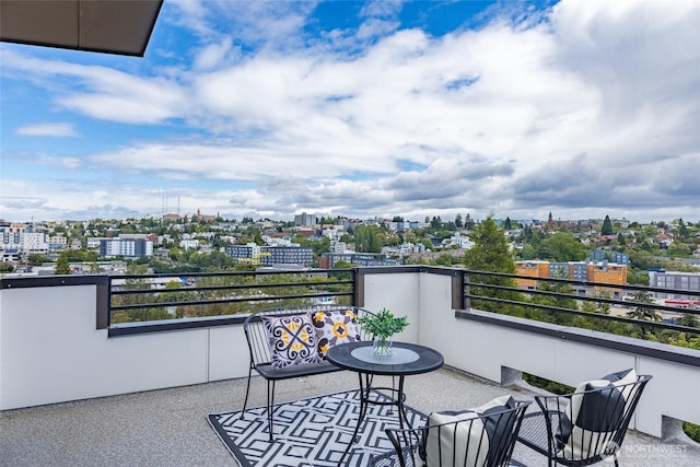 1019 Sturgus Ave S Unit A, Seattle, WA 98144 - balcony with a view of city
